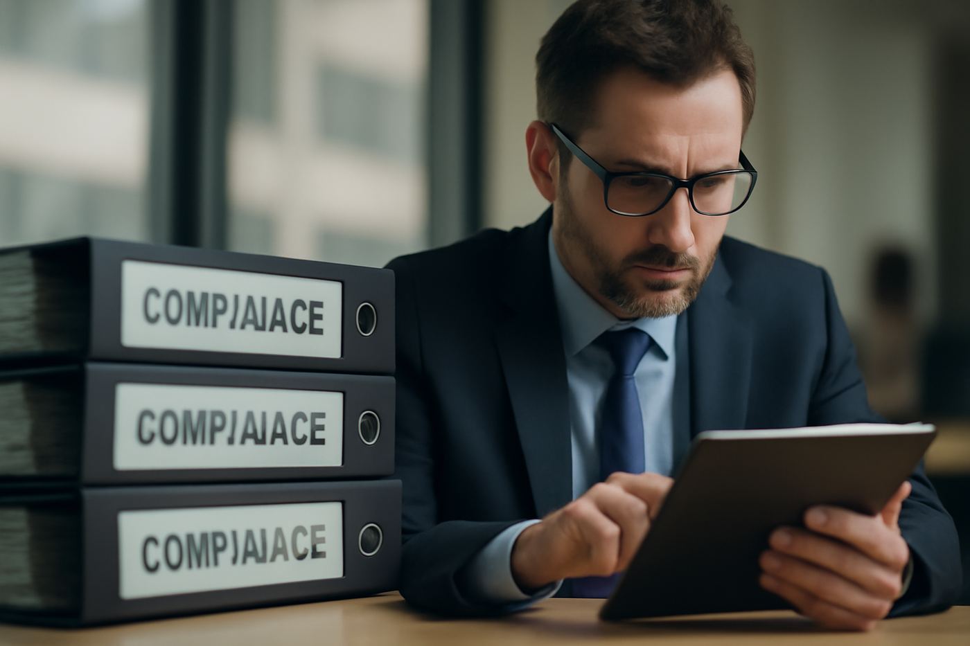 Best KRI Software for Compliance Programmes in 2026: AuditBoard vs Drata vs Vanta vs Venvera - editorial photo Editorial illustration related to Best KRI Software for Compliance Programmes in 2026: AuditBoard vs Drata vs Vanta vs Venvera